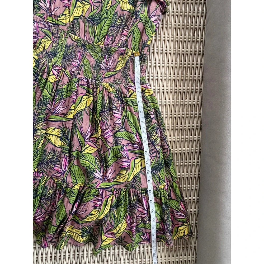 Tori Richard 2 Cool‎ 4 School Gabby Smock Dress Medium resortwear coastal beach